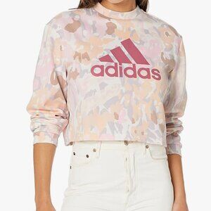 ADIDAS Camo Cropped Sweatshirt